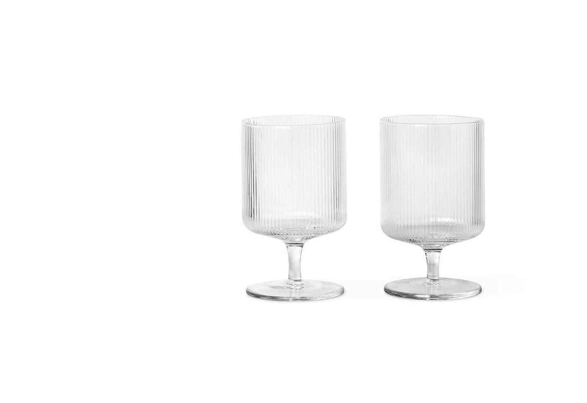 Ripple Wine Glasses Set, Ferm living