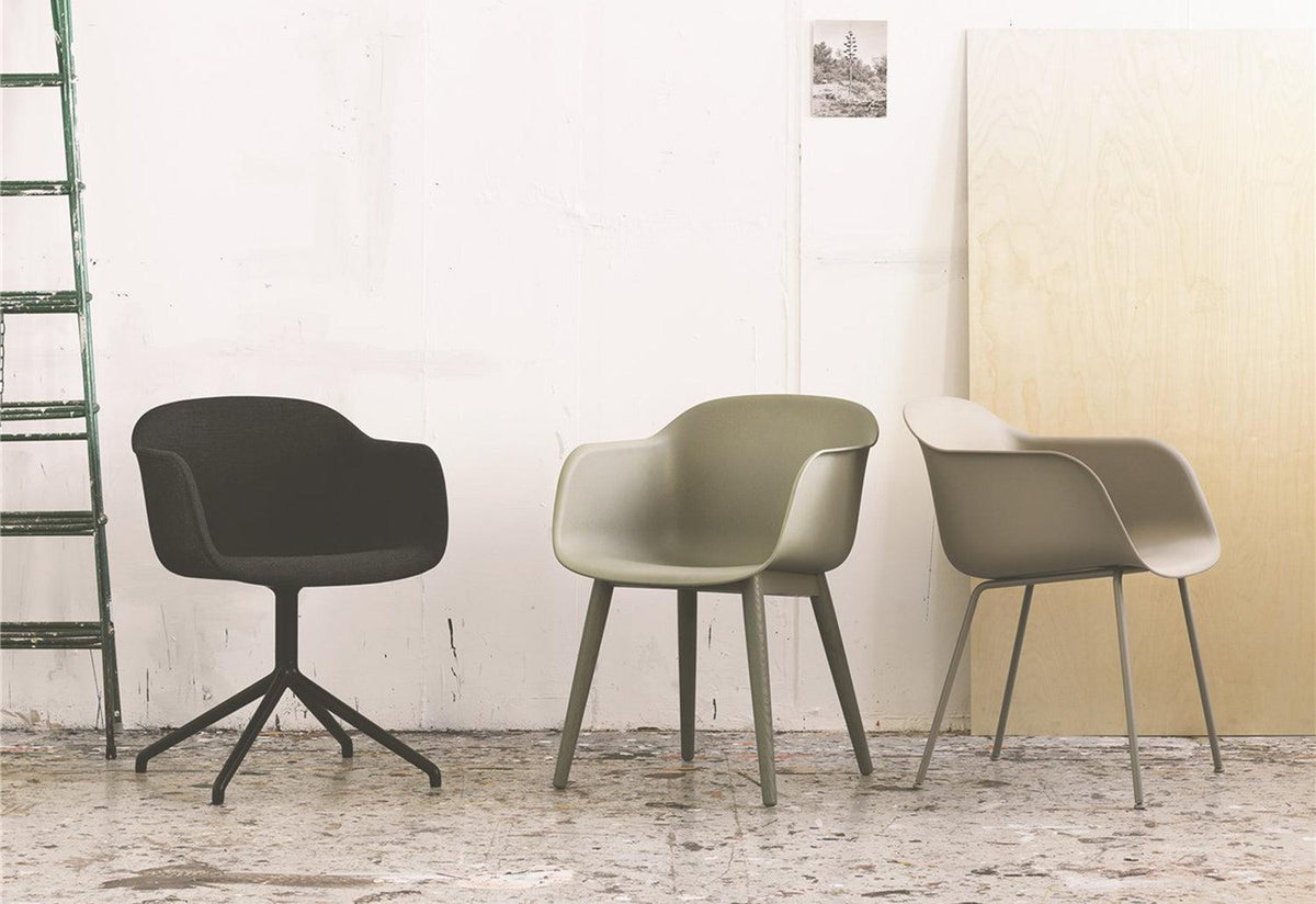 Fiber Armchair Swivel | Upholstered, Iskos-berlin, Muuto