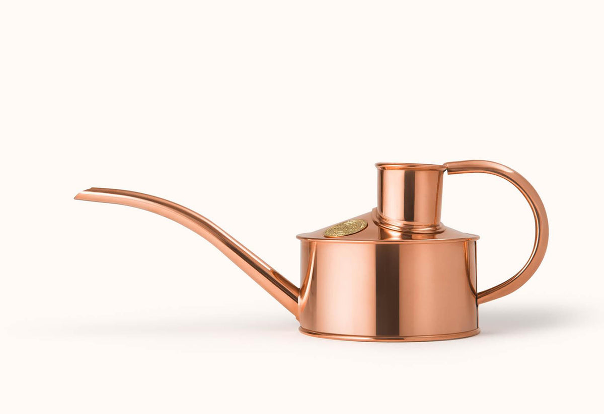 Fazeley Flow copper watering can, Haws