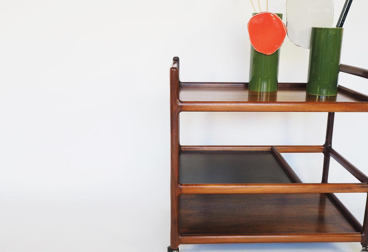 Henning Korch, Rosewood trolley, 1968