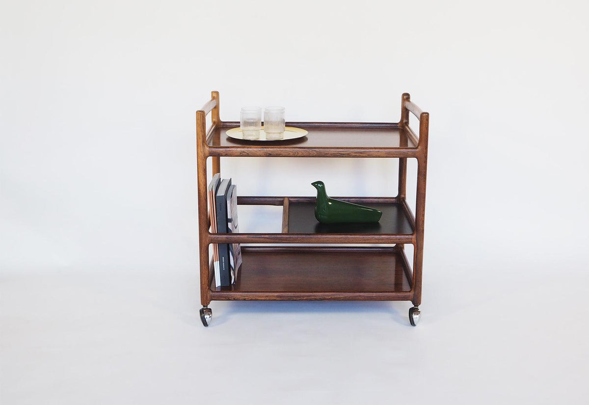 Henning Korch, Rosewood trolley, 1968