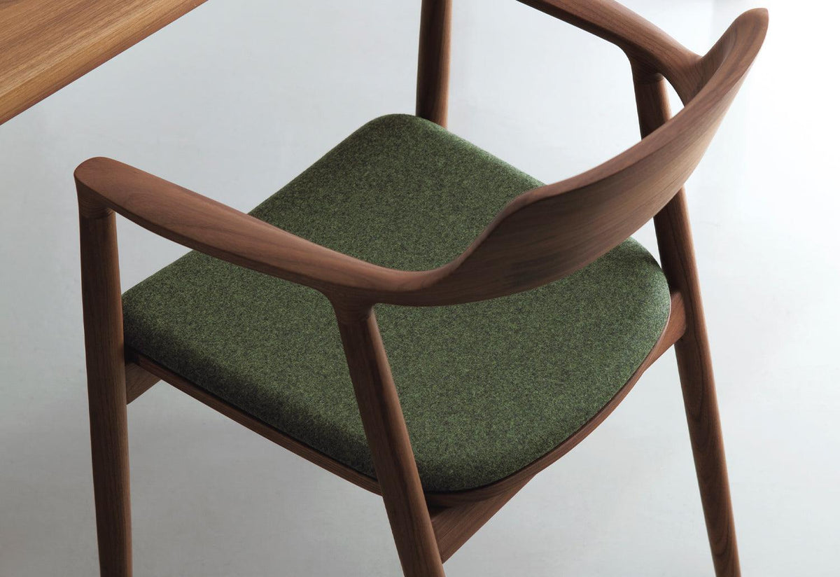 Hiroshima Armchair | Upholstered, Naoto fukasawa, Maruni