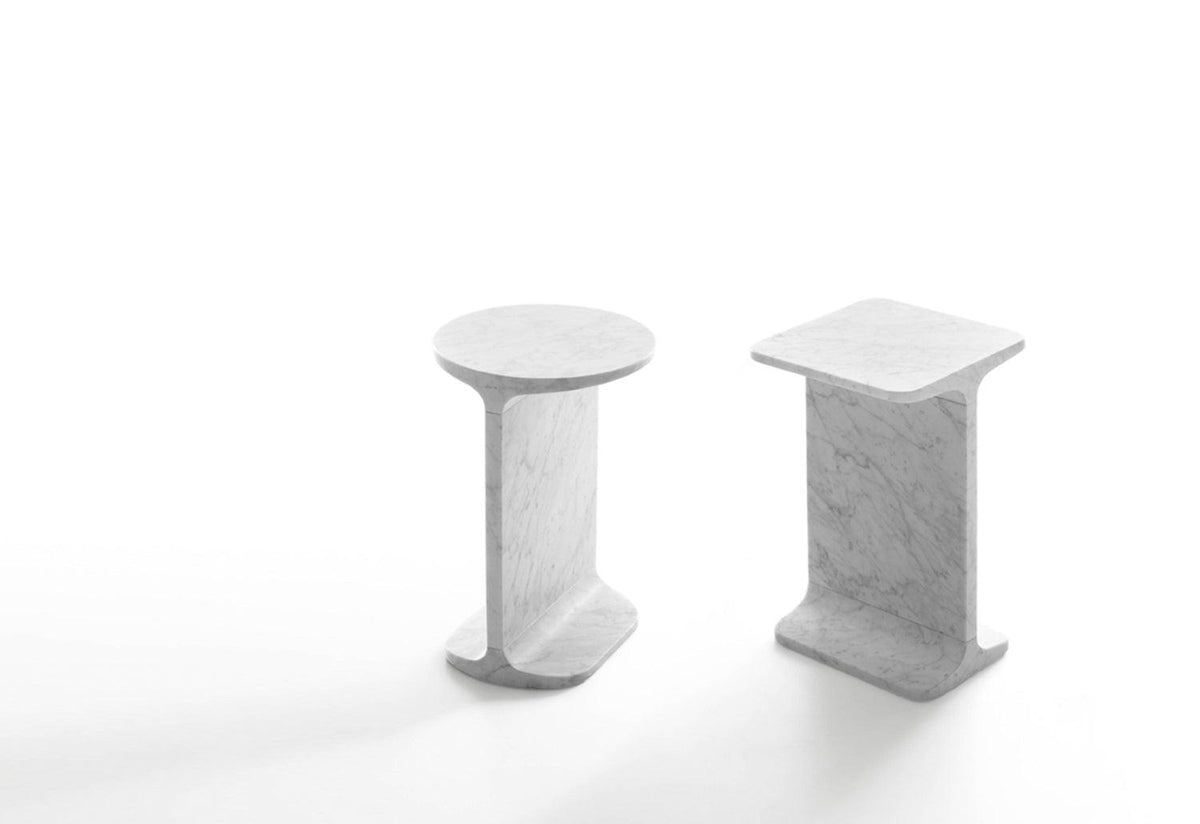 Ipe Quadro + Tondo Side Tables, James irvine, Marsotto