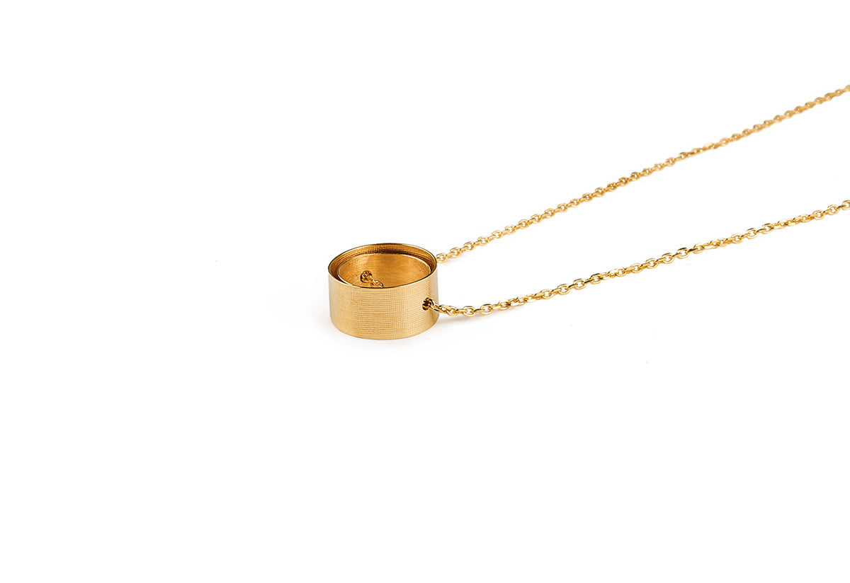Shape in Shape Necklace | Circle, Kei tominaga