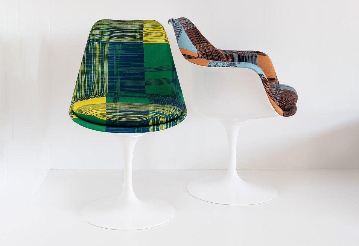 Tulip Side Chair, Fully Upholstered, Eero saarinen, Knoll