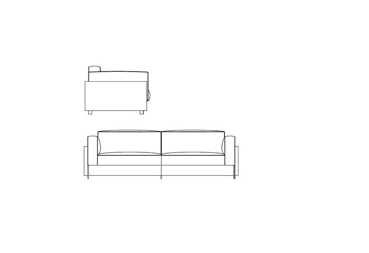 Gould Large Sofa, Piero lissoni, Knoll