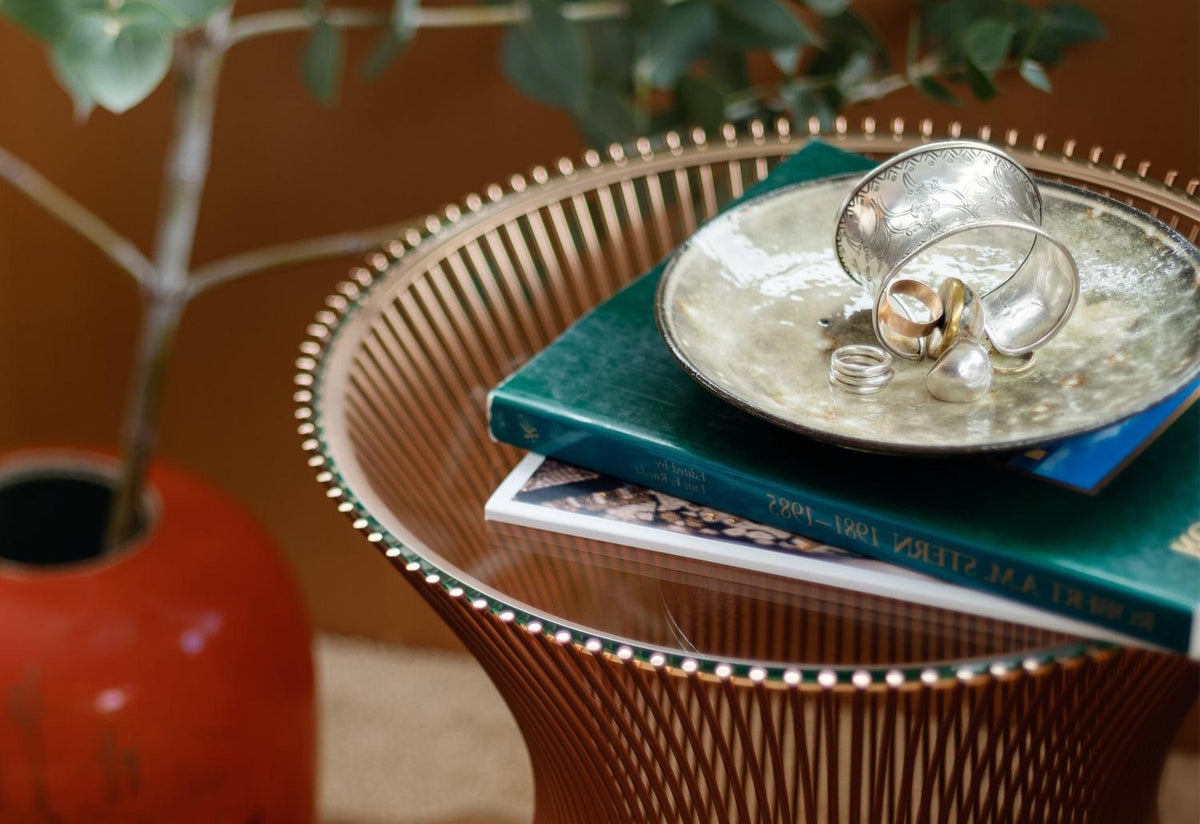 Platner Side Table | Gold, Warren platner, Knoll