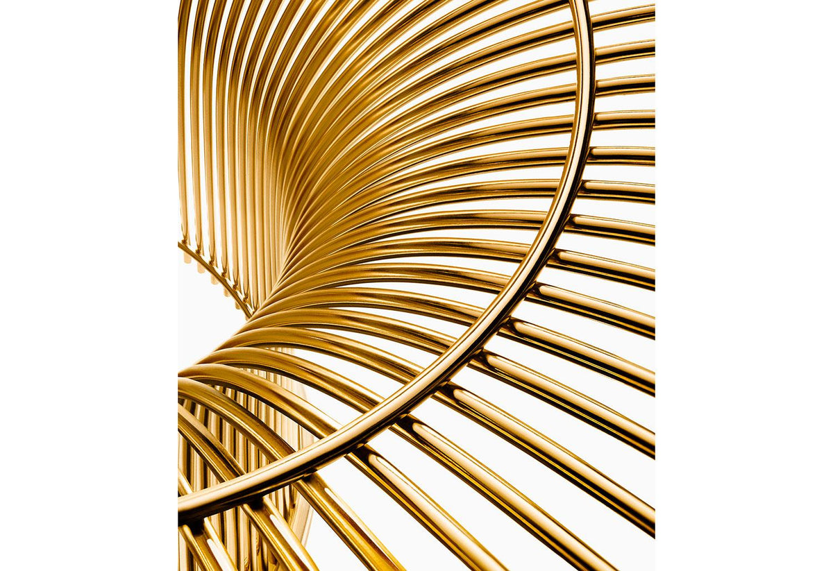 Platner Side Table | Gold, Warren platner, Knoll