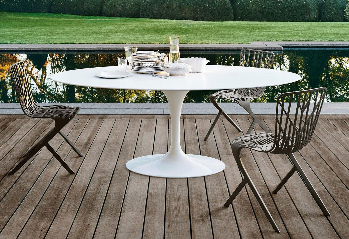 Tulip Outdoor Dining Table, Eero saarinen, Knoll