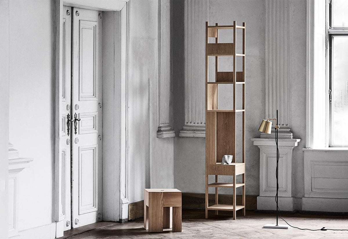 Lungangolo Shelf, Achille castiglioni, Karakter