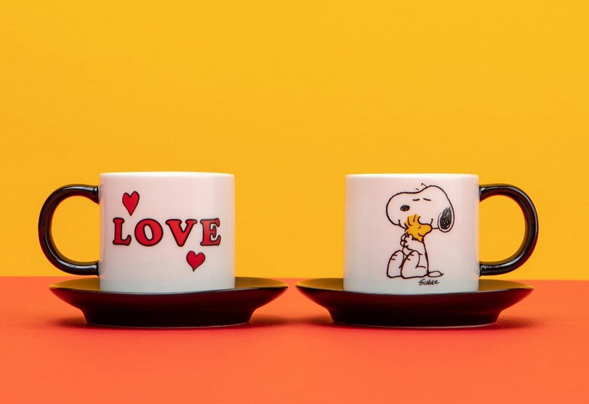 Peanuts Love Espresso Set, Magpie