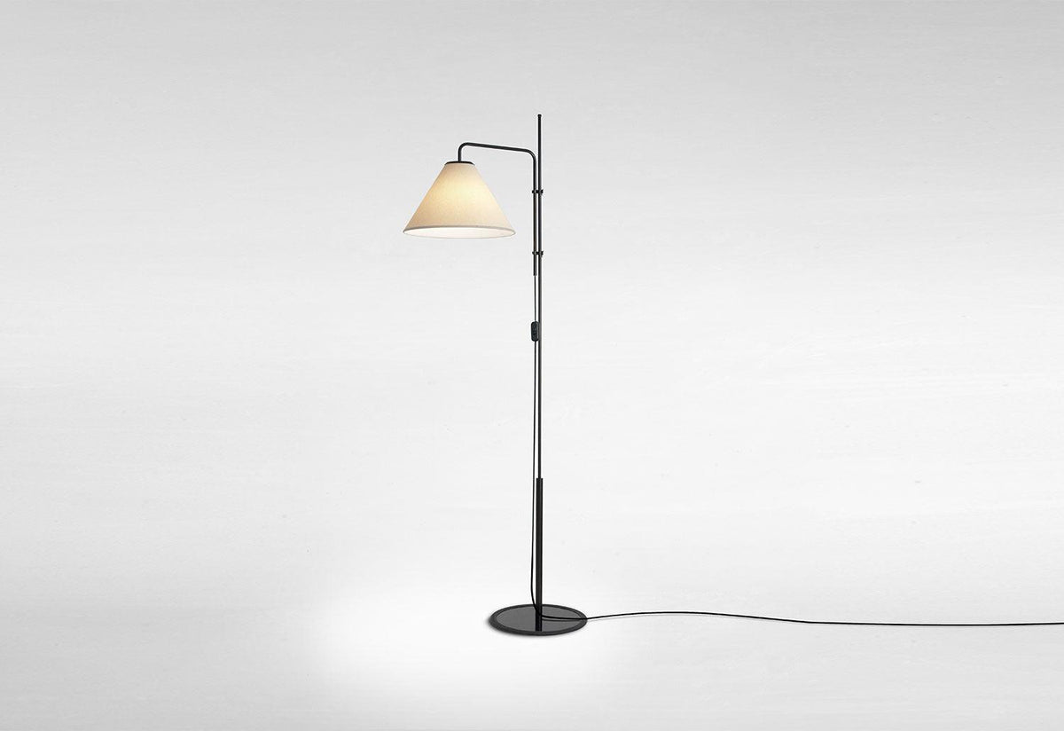 Funiculi Floor Lamp | Fabric Shade, Lluís porqueras, Marset