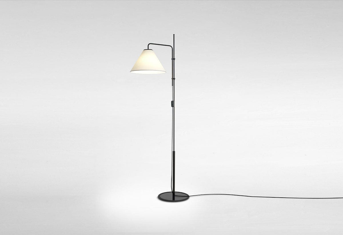 Funiculi Floor Lamp | Fabric Shade, Lluís porqueras, Marset