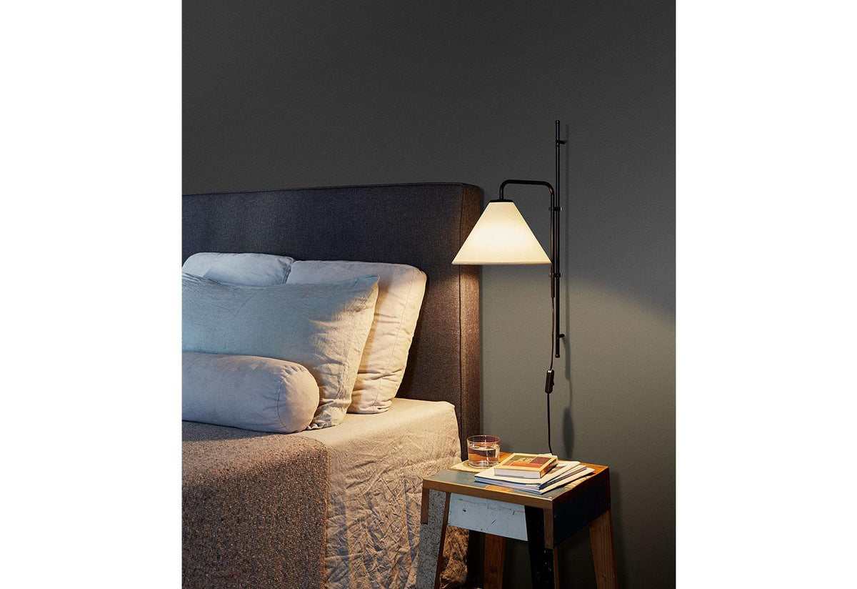 Funiculi Wall light with fabric shade, 2018, Lluís porqueras, Marset