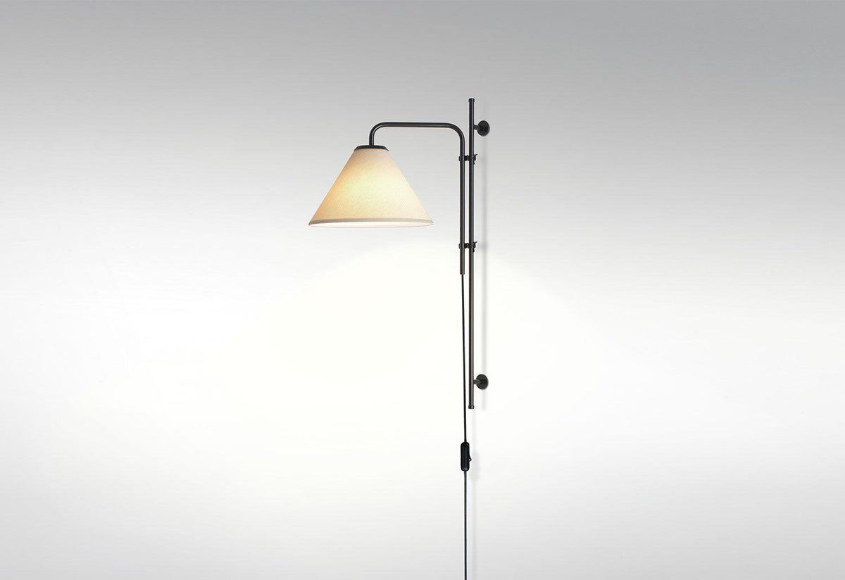 Funiculi Wall Light with Fabric Shade, Lluís porqueras, Marset