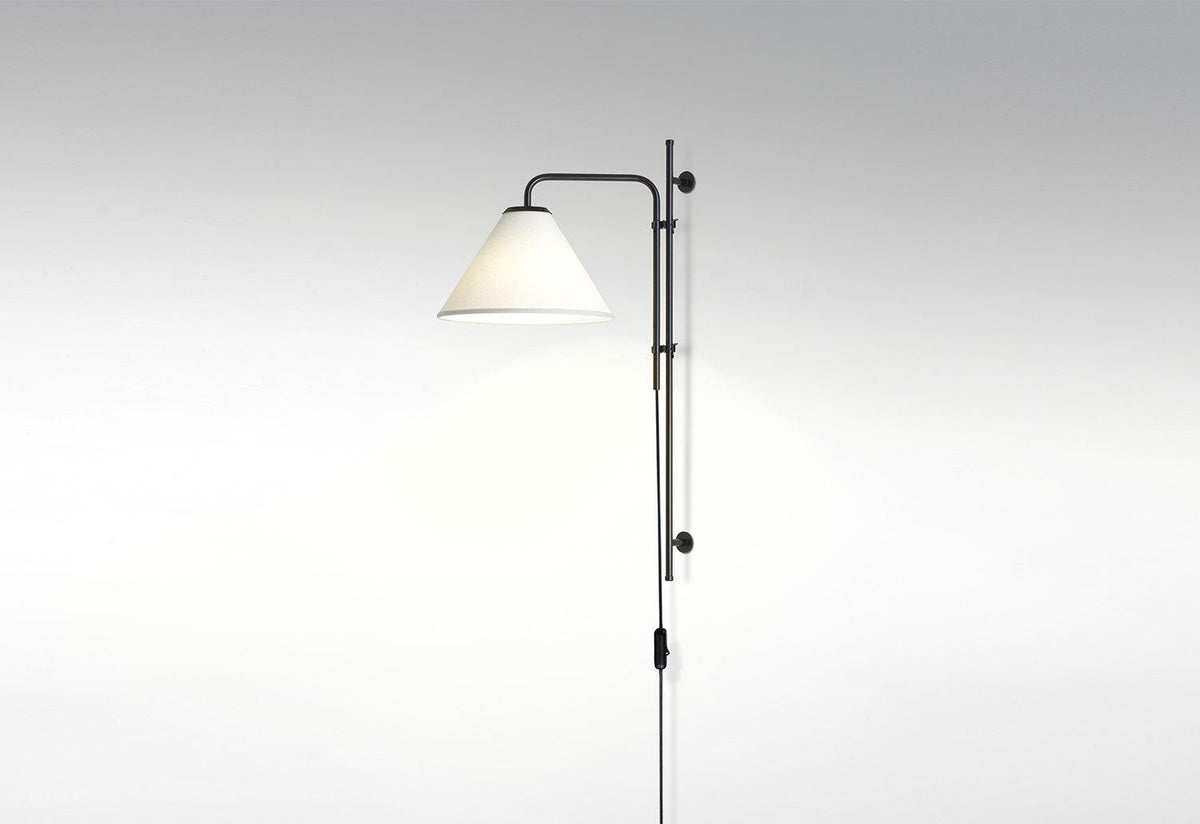 Funiculi Wall light with fabric shade, 2018, Lluís porqueras, Marset