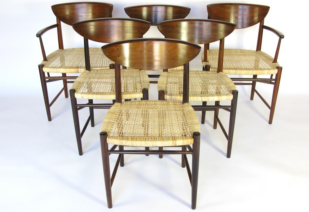 Hvidt Molgaard chairs, 1956