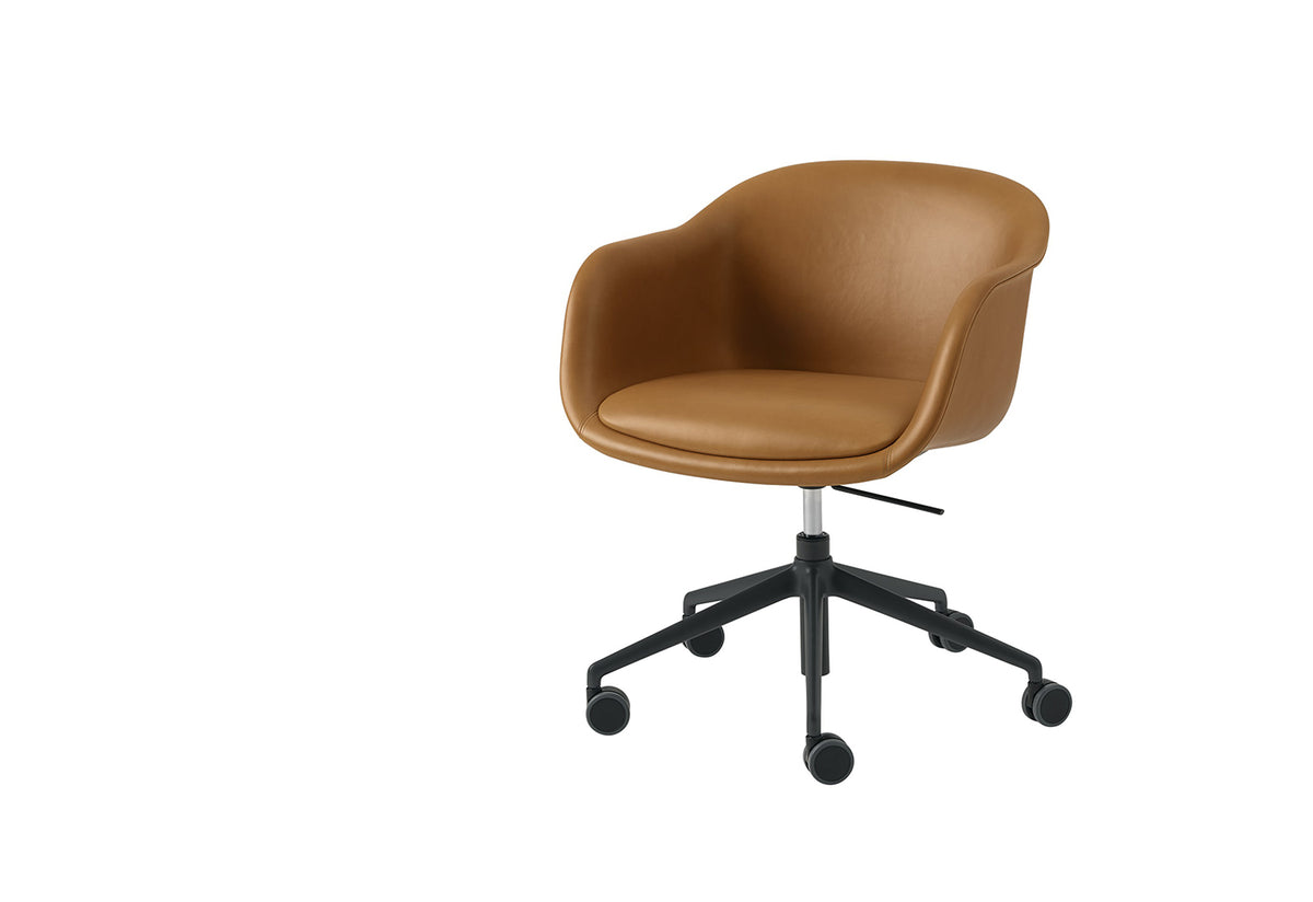 Fiber Conference Chair Swivel, Gas-Lift, Tilt and Castors, Iskos-berlin, Muuto