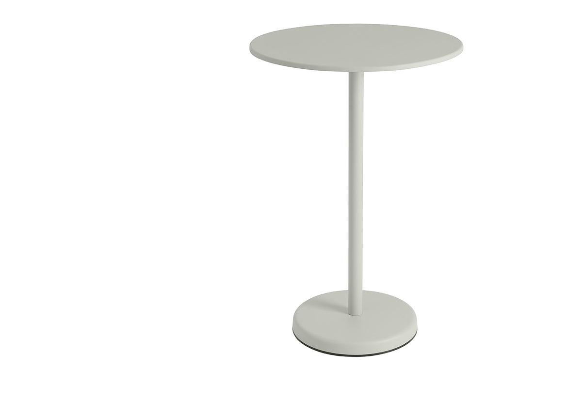 Linear Steel Café Table | Round, Thomas bentzen, Muuto