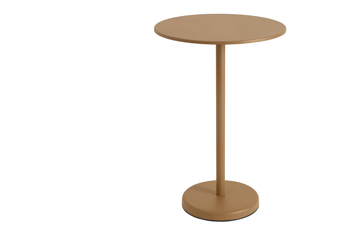 Linear Steel Café Table | Round, Thomas bentzen, Muuto