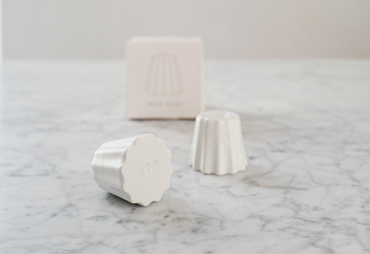 Porcelain Canele Candle Holder, Ovo things