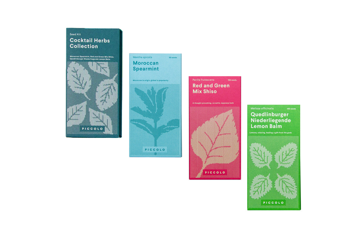 Piccolo Cocktail Herb Seed Collection, Piccolo