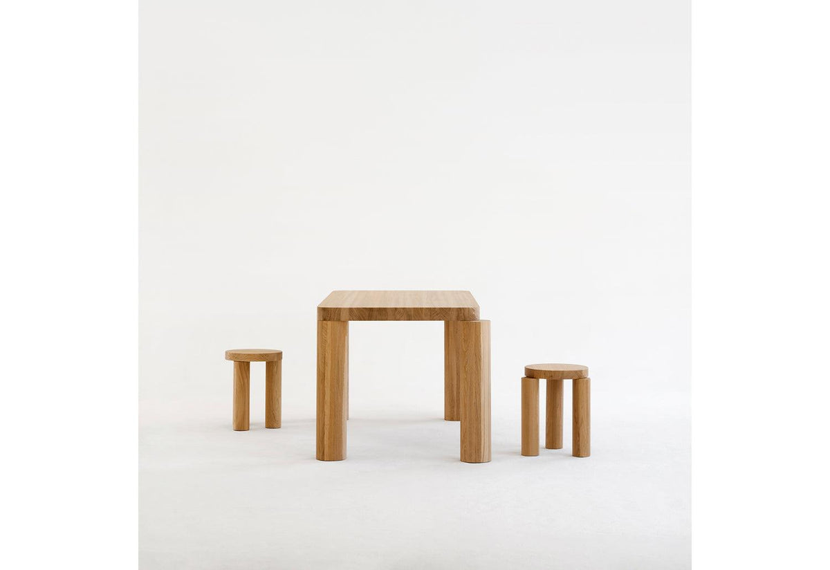 Offset dining table, 2018, Philippe malouin, Resident