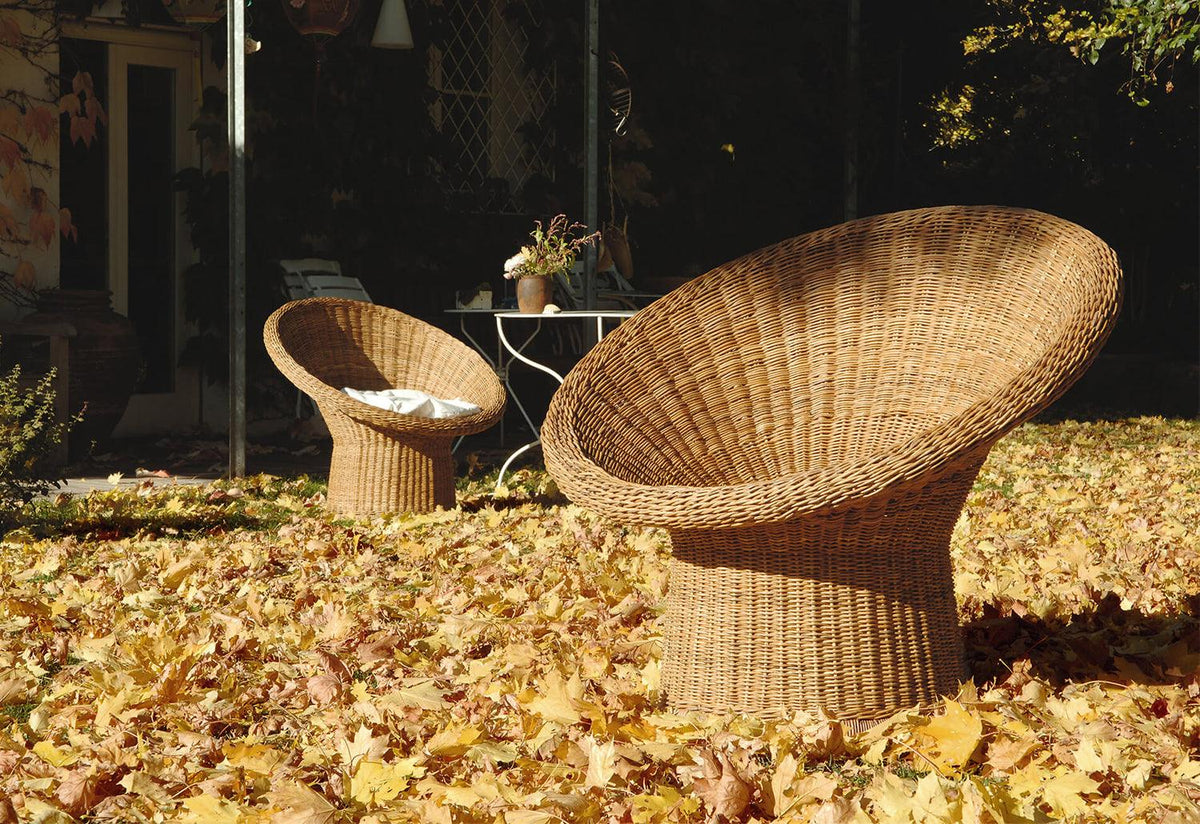 E10 Rattan Lounge Chair, Egon eiermann, Richard lampert