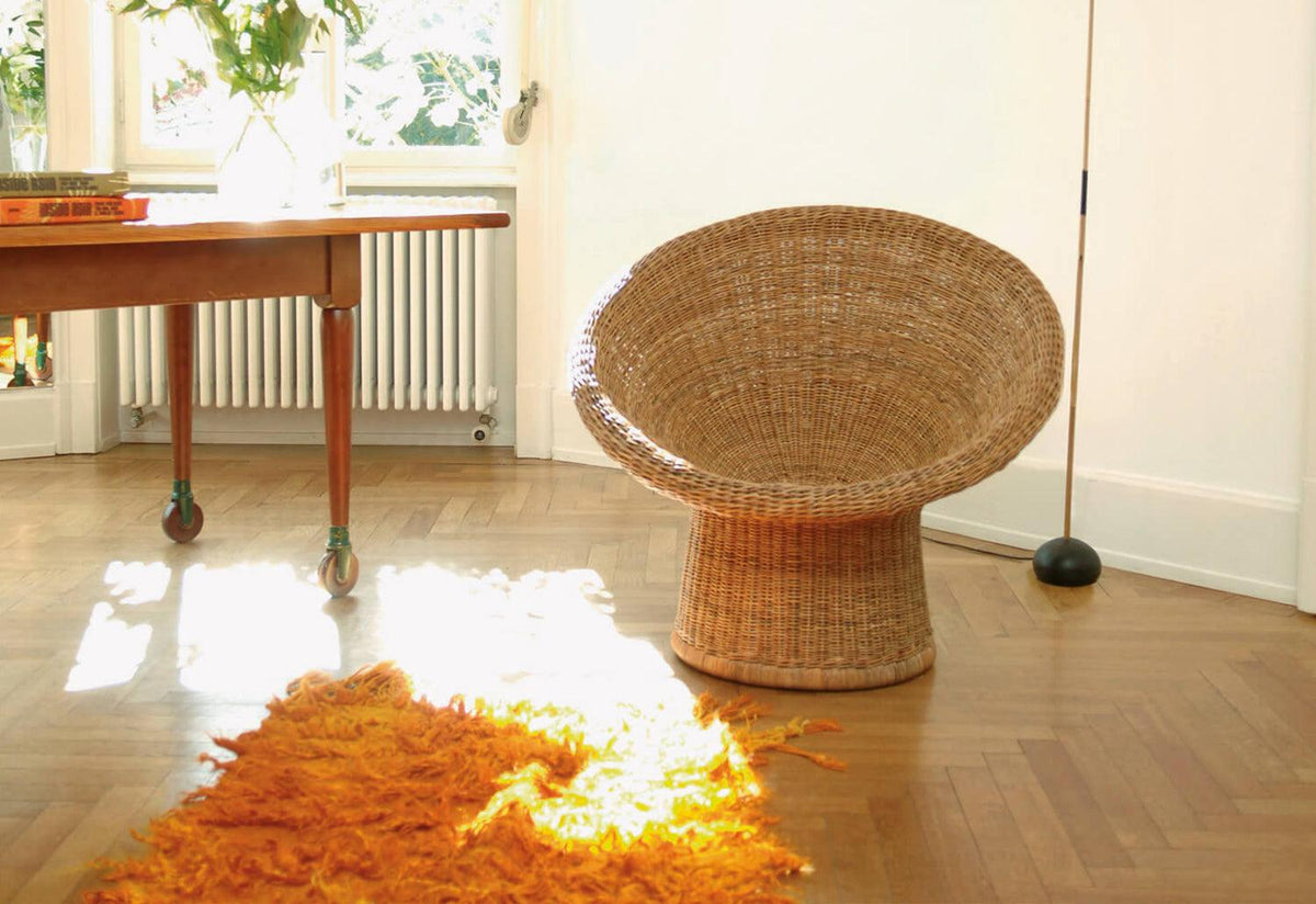 E10 Rattan Lounge Chair, Egon eiermann, Richard lampert