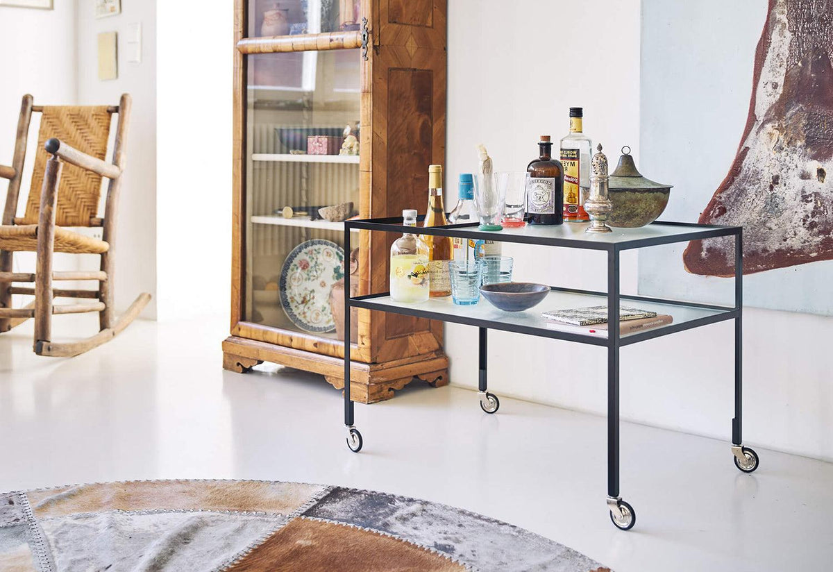 Hirche Bar Trolley, Herbert hirche, Richard lampert