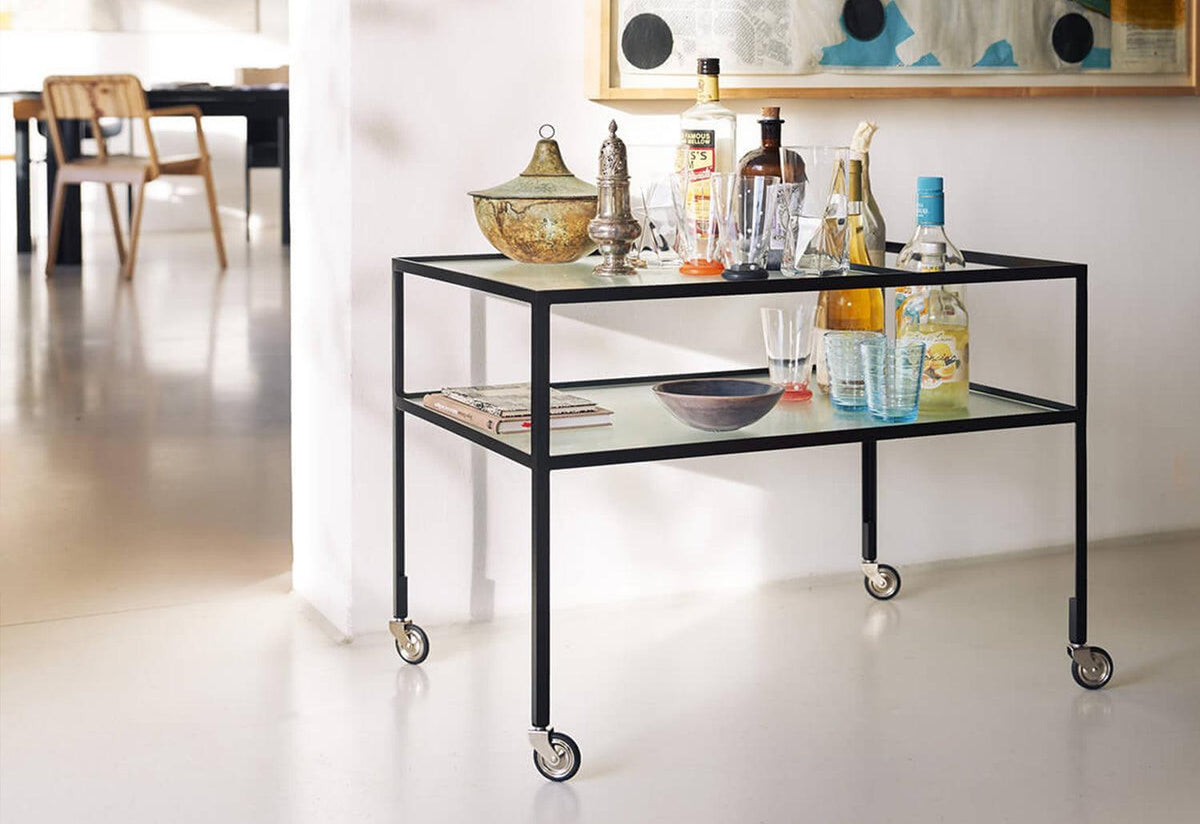 Hirche Bar Trolley, Herbert hirche, Richard lampert