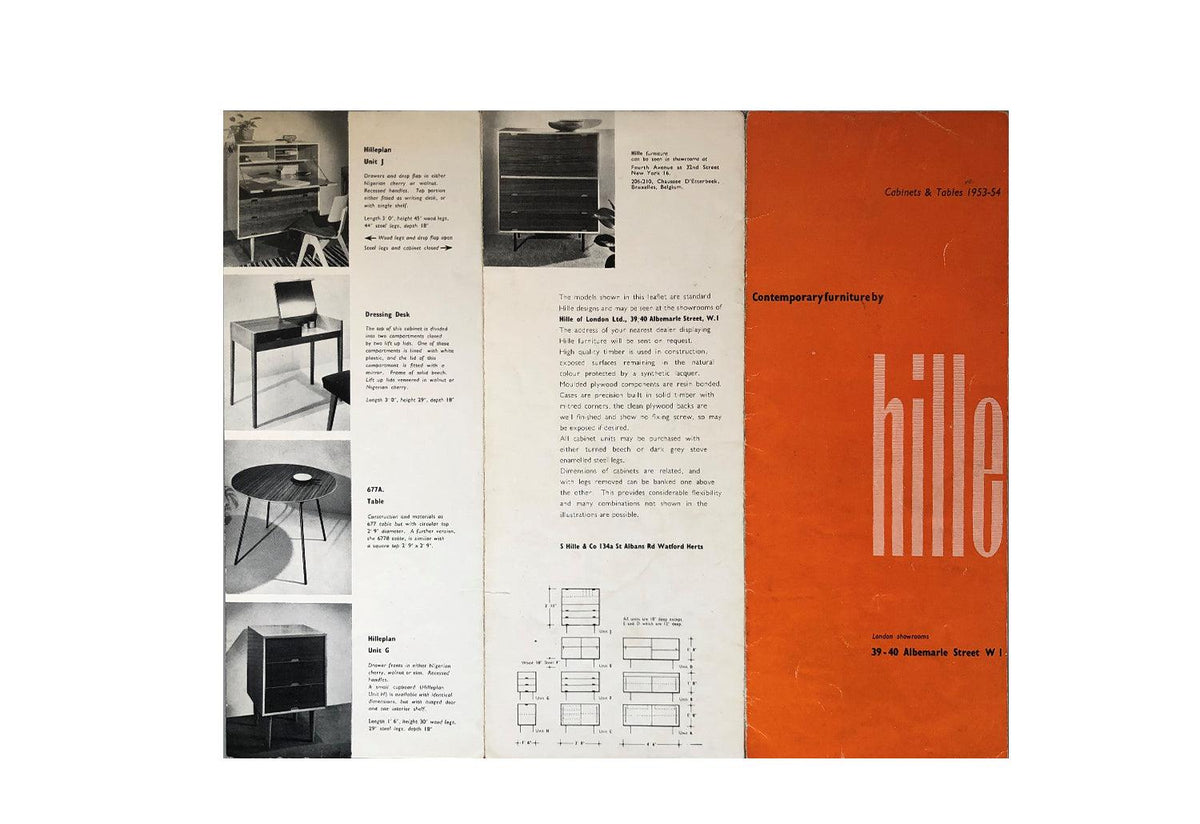 Robin Day, Hilleplan writing desk, 1952, Robin day