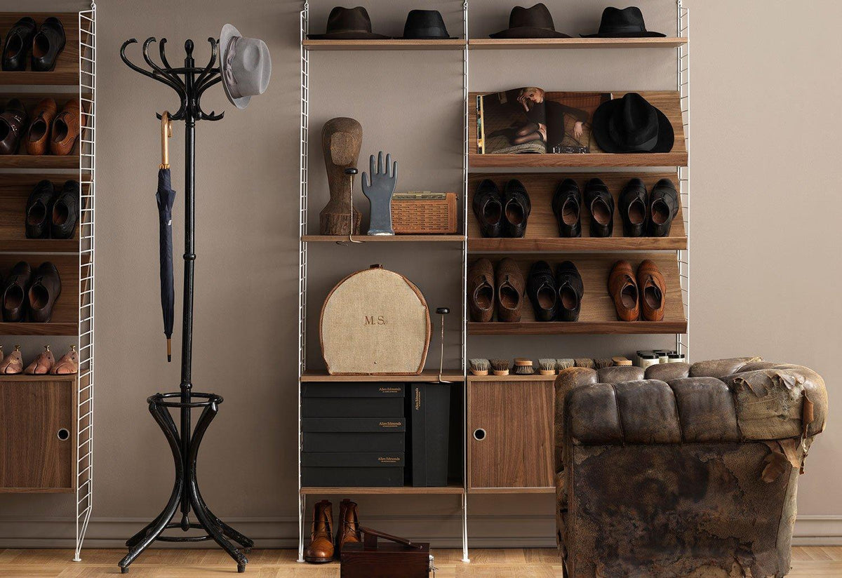 String System | Magazine Wood Shelf, Nisse strinning, String