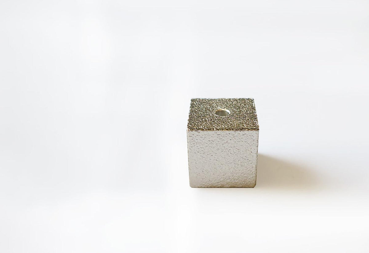 Cube incense holder, Silver, Sumitani