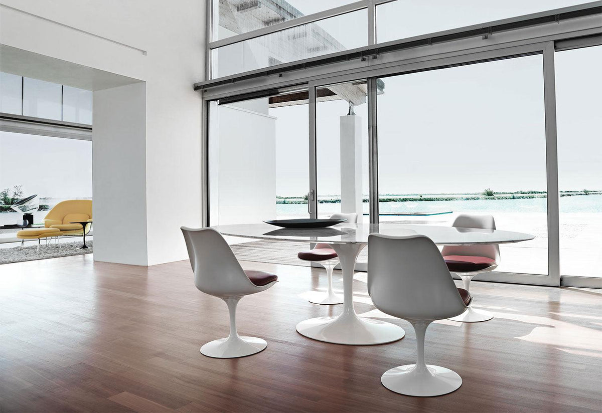 Tulip Side Chair | Seat Upholstered, Eero saarinen, Knoll