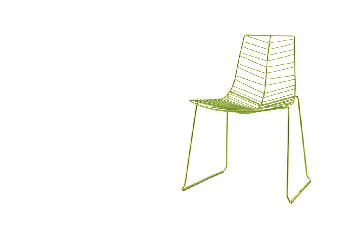 Leaf outdoor stacking chair, Lievore altherr molina, Arper