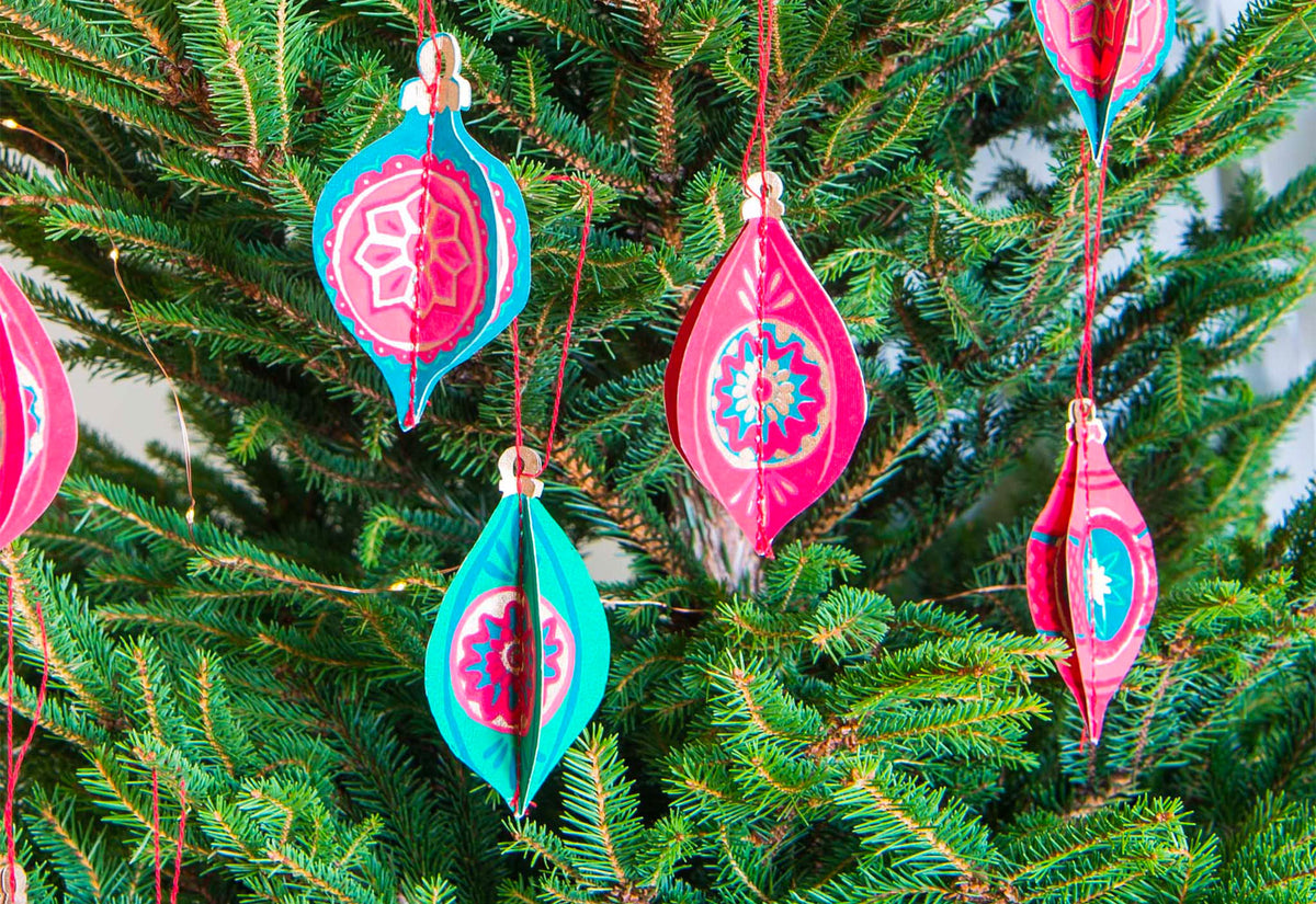 Baubles Paper Ornaments, East end press