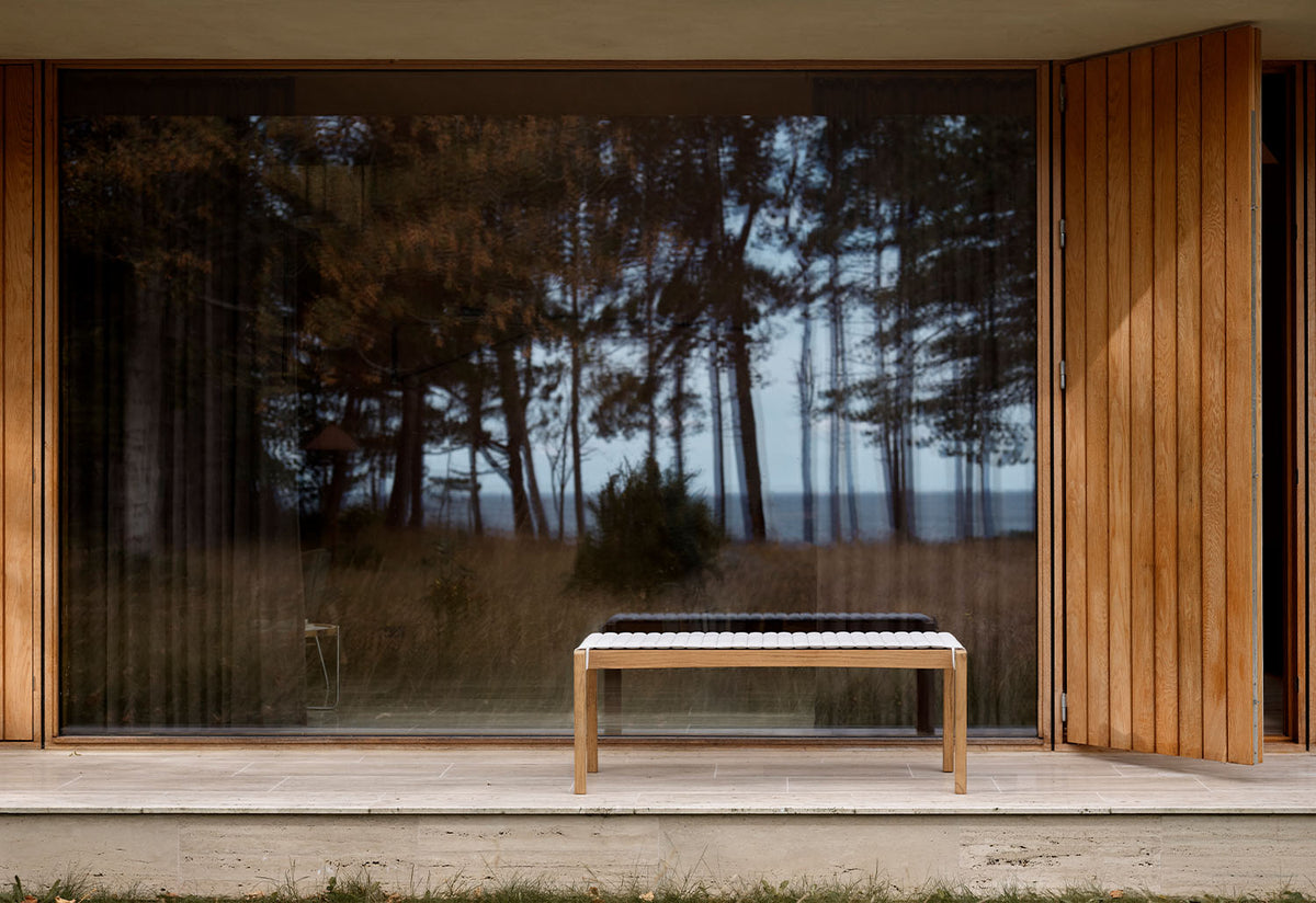 AH912 Outdoor Table Bench, Alfred homann, Carl hansen and son