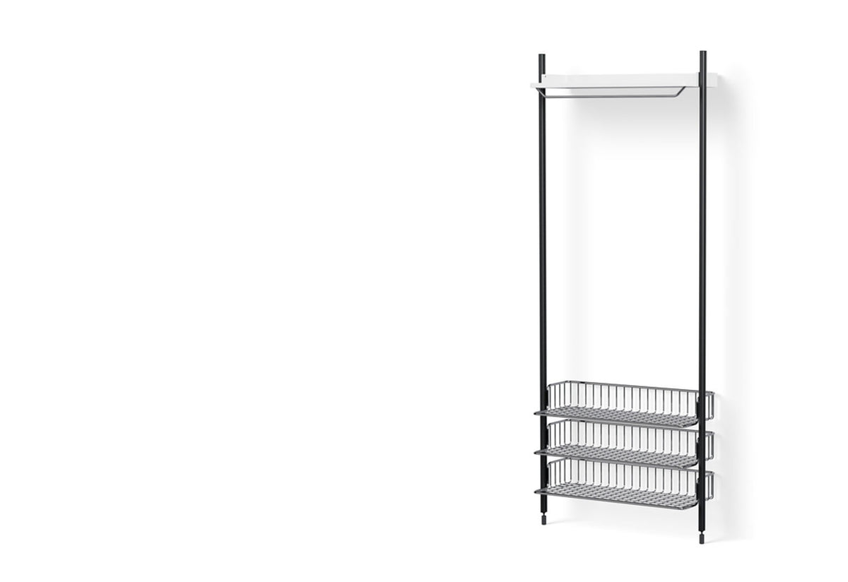 Pier Shelving System, Combination 1021 - 1 Column, Ronan and erwan bouroullec, Hay