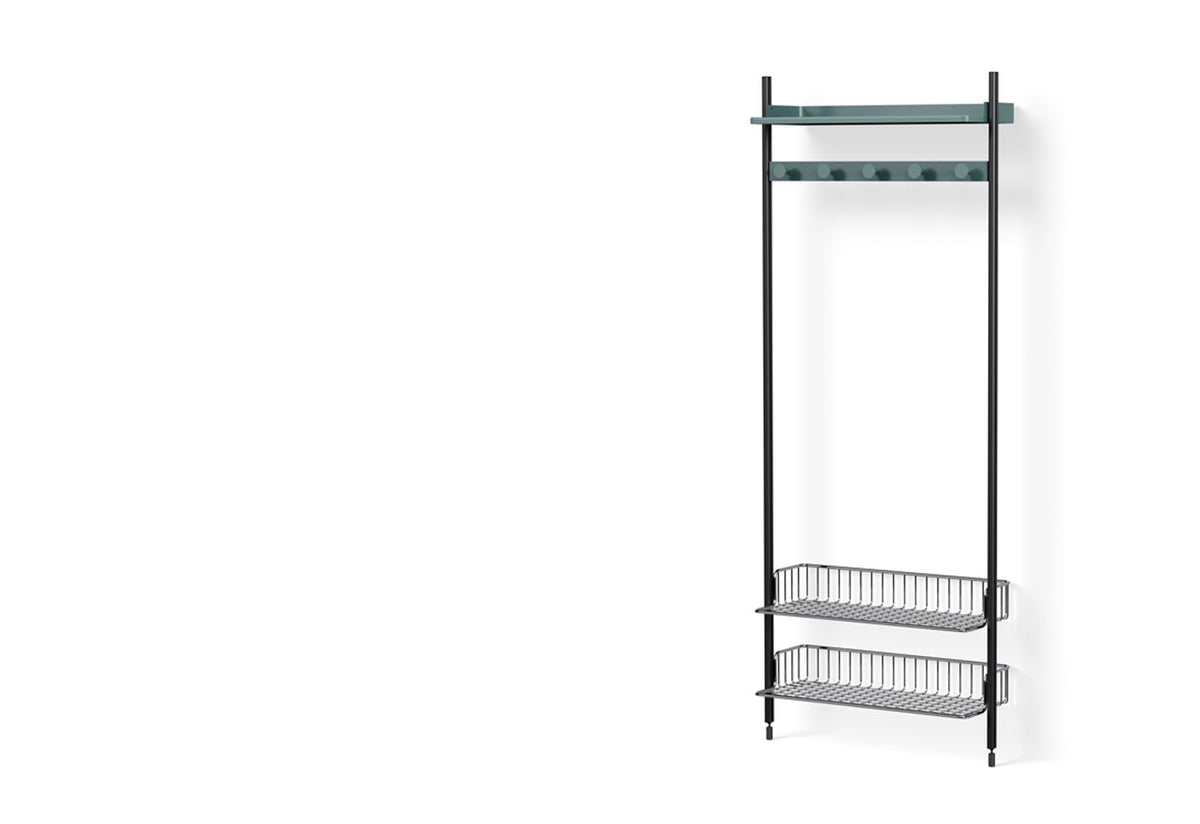 Pier Shelving System, Combination 1051 - 1 Column, Ronan and erwan bouroullec, Hay