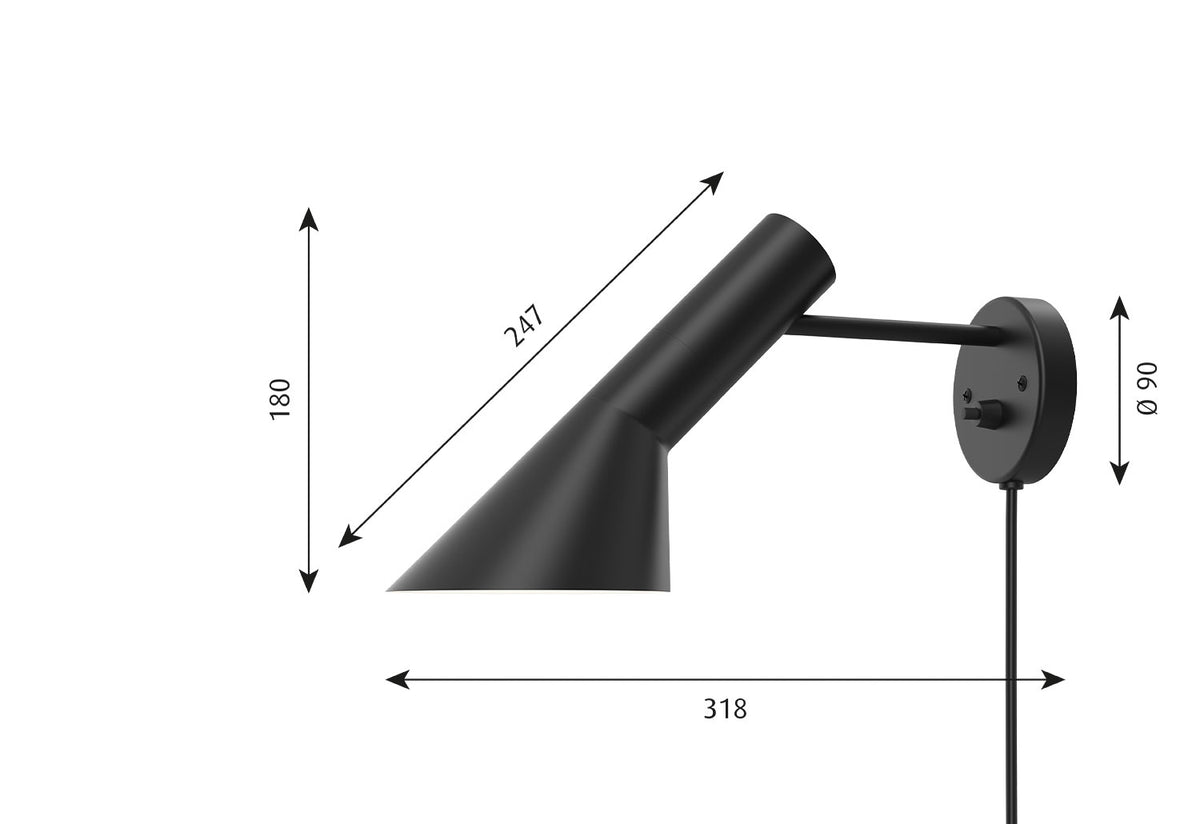 AJ Wall Light, Arne jacobsen, Louis poulsen