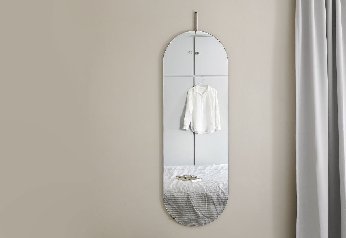 Frameless Tall Wall Mirror, Moebe