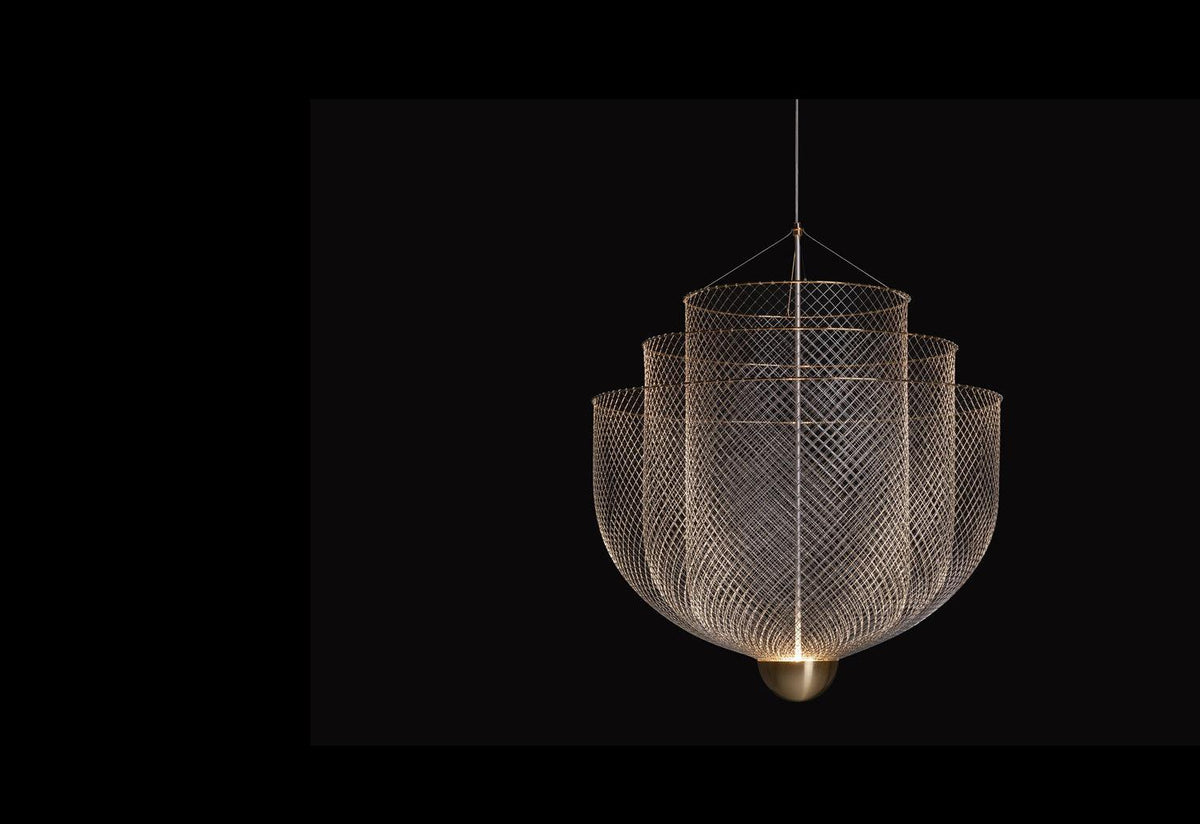 Meshmatics chandelier, 2015, Rick tegelaar, Moooi