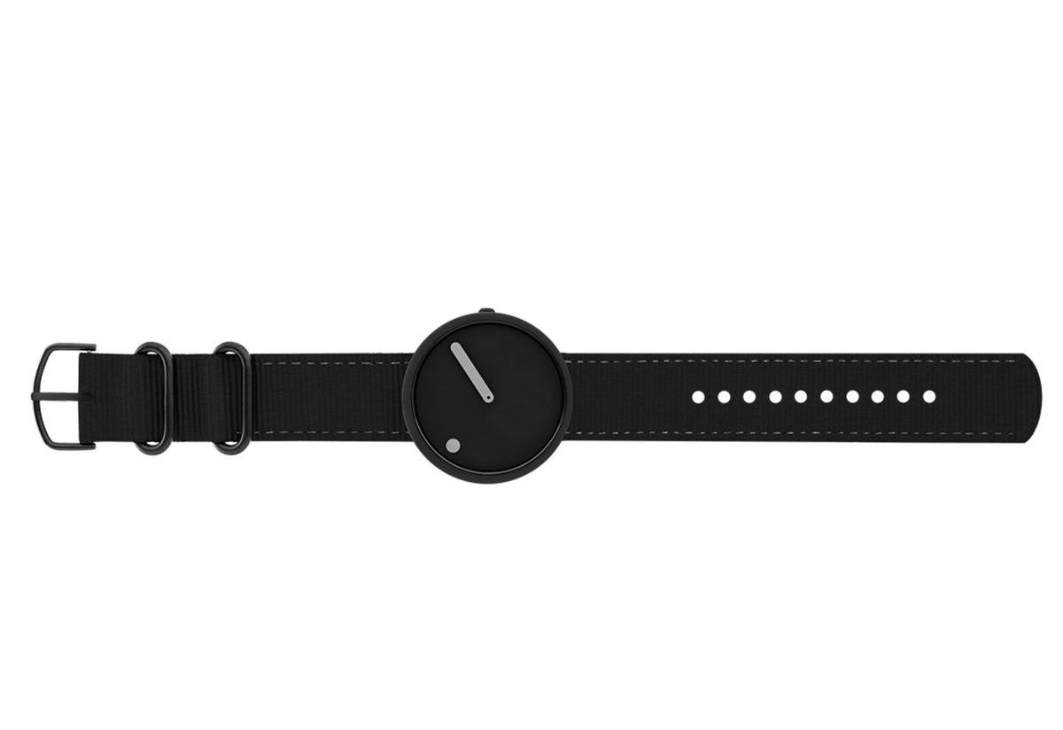 Ghost Picto Watch, Recycled Strap, Picto