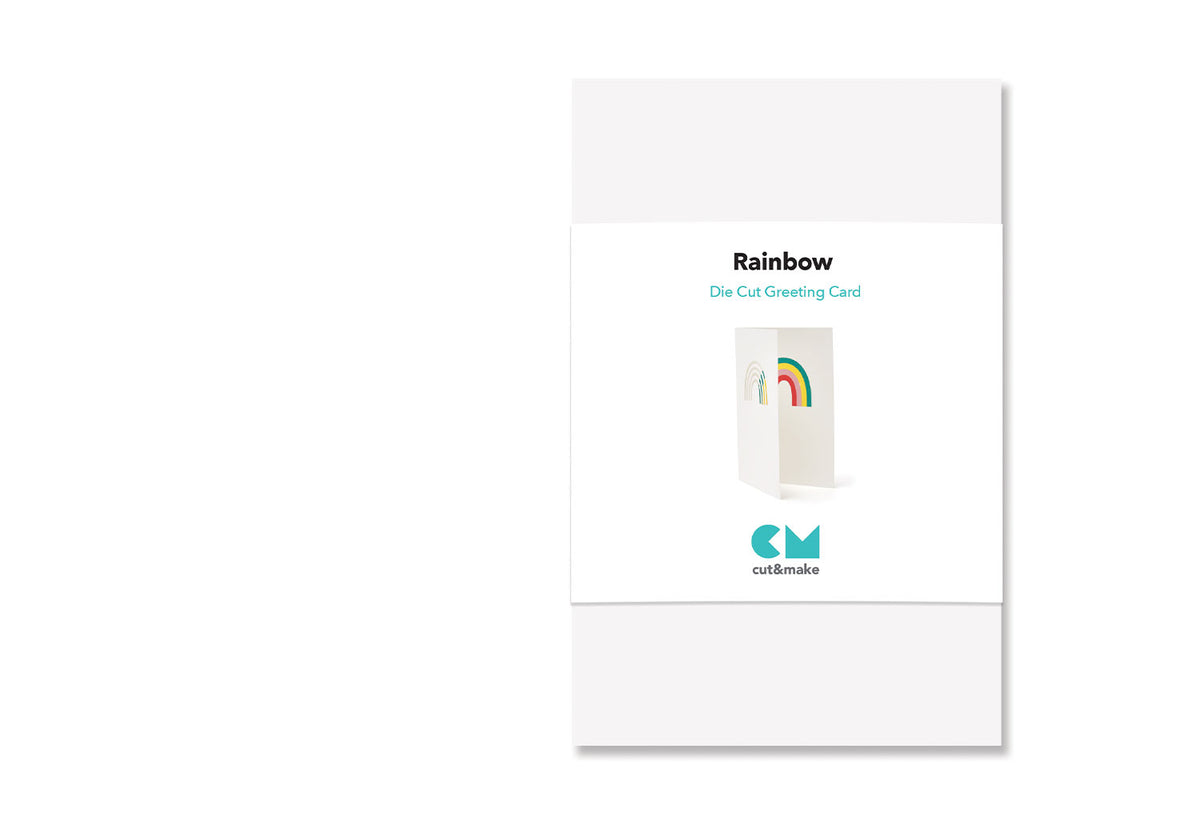 Rainbow Card, Cut and make, Cut and make