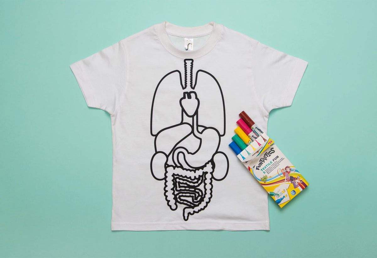 Colour the Organs T-shirt kit, Koa koa