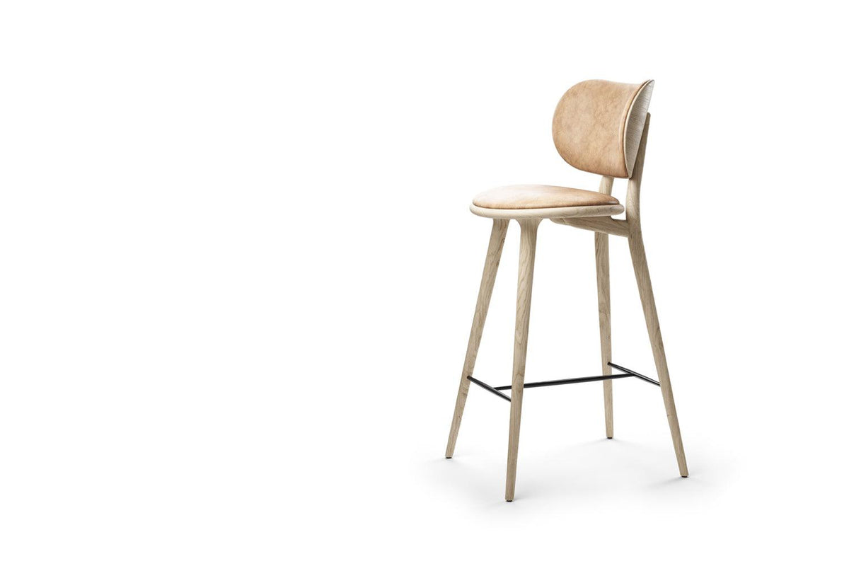 High Stool with back, Space copenhagen, Mater