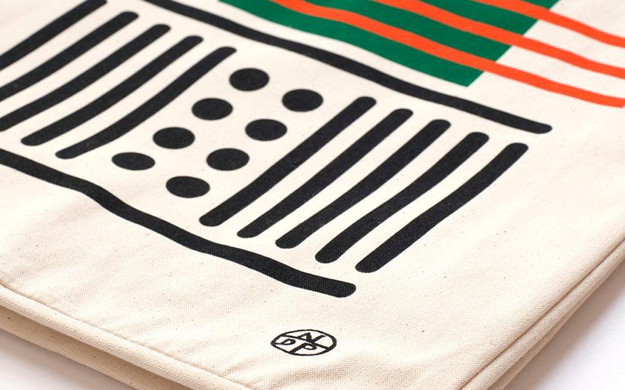-2021 Anniversary tote bag print detail designed by Nathalie du Pasquier