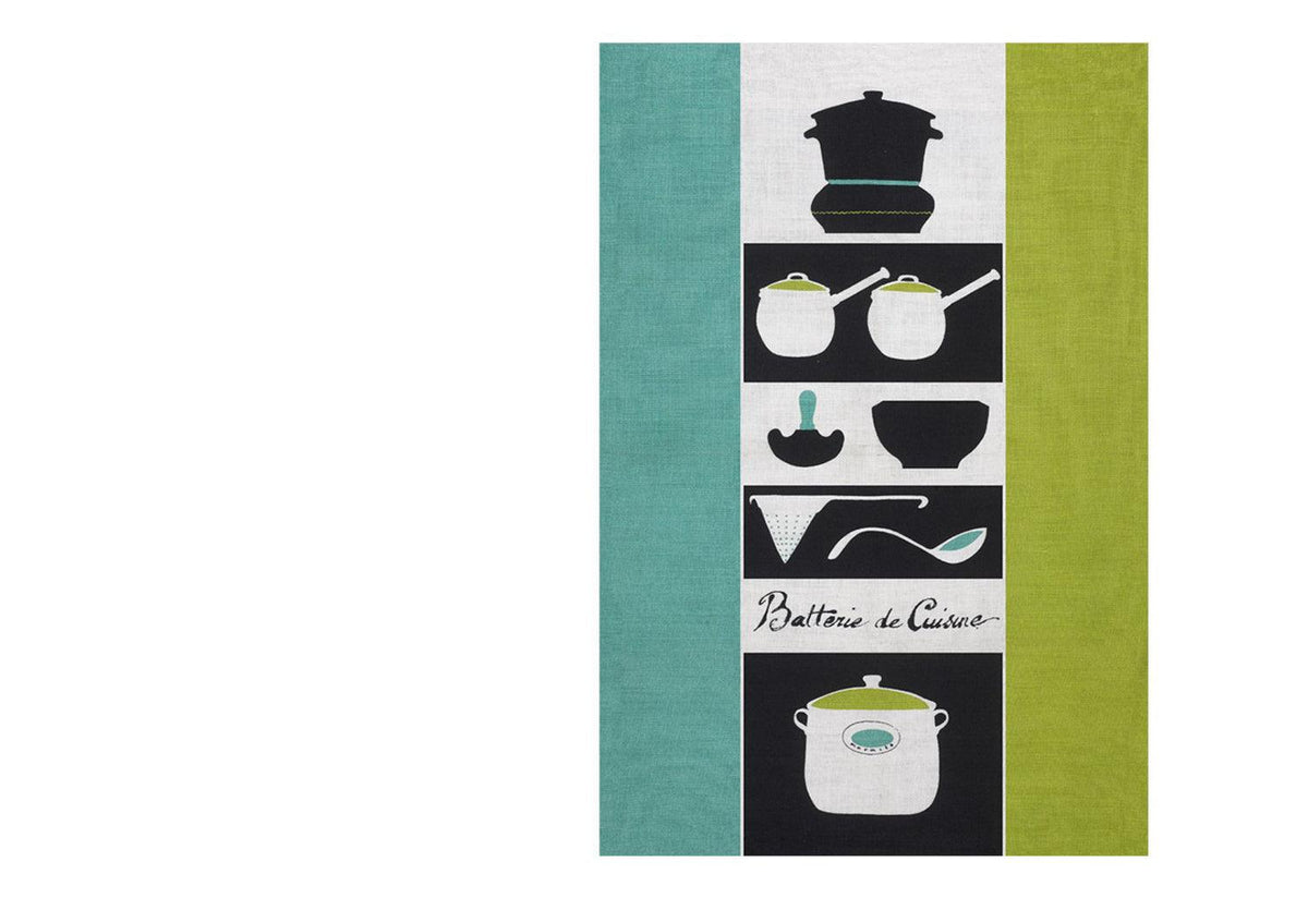 Batterie de cuisine tea towel, 1962, Lucienne day, Twentytwentyone