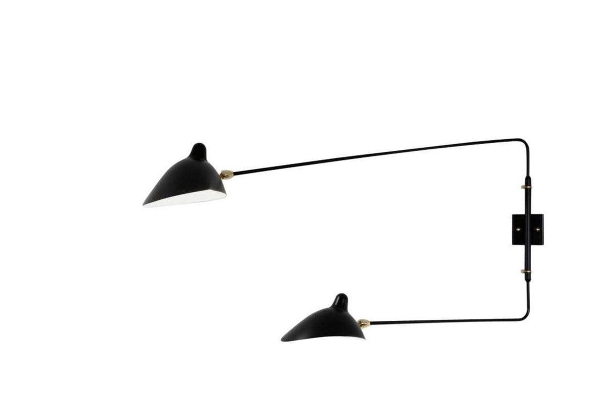 Applique Pivotants | 2 Rotating Arms, Serge mouille, Serge mouille editions